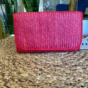 Vintage Straw Clutch